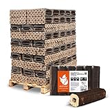 HEIZFUXX Holzbriketts Hartholz Pinikay Octagon Kamin Ofen Brenn Holz Heiz Grill...