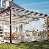 QOFLY Plane Durchsichtig FüR AußEnbereich 2x3m| Abdeckplane Transparent Zeltplane...