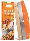 Pizza Mondo® Pizzaschneider - Profi Pizzamesser (Pizza Cutter) effektiver als...