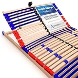 Stabiler Lattenrost 100% BUCHE Lattenrahmen - Kopfteil verstellbar -...