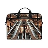 FANTAZIO Laptoptasche mit Rolltreppe, Schultertasche, Messenger-Tasche, für 35,6 cm (14...