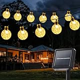 Goodia Solar Lichterkette Aussen 7.8M 40 Led solar weihnachtsbeleuchtung außen 8 Modi...