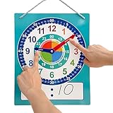 Lernuhr, Unterrichtsuhr, Löschen der Lernuhr, zum Lernen für die | Zeitübungswerkzeug...