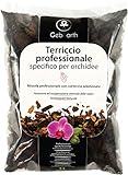GebEarth - Orchideenerde, Substrat für Orchideen 1 Liter 【Professionelle Erde für alle...