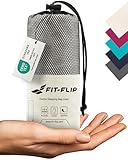 Fit-Flip Hüttenschlafsack Baumwolle - ultraleichter Innenschlafsack 325g - dünner...