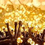 Quntis 1000 LED 25m Lichterkette Außen Warmweiß, IP44 Weihnachtsbeleuchtung Außen, 8...