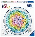 Ravensburger Puzzle 17349 - Circle of Colors Rainbow Cake - 500 Teile Rundpuzzle für...