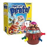 TOMY Offizielles Kinderspiel 'Pop Up Pirate', Hochwertiges Aktionsspiel für die...