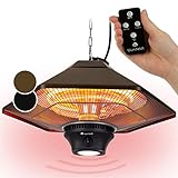 blumfeldt Heat Hexa Heizstrahler Terrasse, Infrarotstrahler Terrasse mit Elektroheizung,...