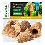 Korken für Rosenkugel | Passend für Lauschaer Glas | 5er Pack | Korkaufsatz...