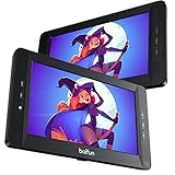 BOIFUN DVD Player Auto 2 Bildschirme 10,5' Mit 7 Stunden Akku Tragbarer Fernseher...