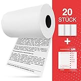 LICURAT - EC Rollen Thermopapier mit SEPA Lastschrift - 57mm x 14m x 12mm - Kassenrollen...