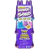 Kinetic Sand Schimmer Sand 3er Pack 340 g - 3 Farben Glitzersand aus Schweden...