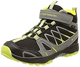 TOM TAILOR 4271102 Walking-Schuh, Black-Grey-neon Yellow, 36 EU