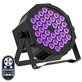 Schwarzlicht Bühnenlicht for Party, 36 LEDS Schwarzlicht Strahler for Disco,...