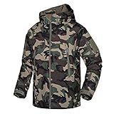 Wisdom Wolf Herren Softshell Jacken Militär Wasserdichte Fleece Leichte Outdoor...