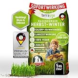 TerraUno – Herbstrasendünger mit Sofort- & Langzeitwirkung - 5 kg für 250...