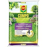 COMPO Rasendünger gegen Unkraut + Moos Komplett-Pflege, Rasendünger mit...