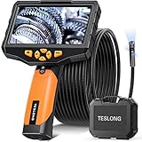 Teslong Drei Linsen Endoskopkamera, 1080P Endoskop mit 5 Zoll IPS Bildschirm,...