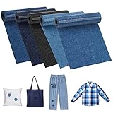 5 Rollen Jean Flicken zum Aufbügeln, 8 x 50cm Reparatur Patches, Kleidung...