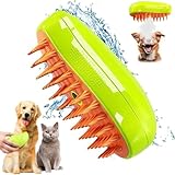 Katzenbürste,Katzenbürste mit dampf,3-in-1 Dampfbürste Katze Steamy Katze Brush...