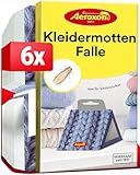 Aeroxon Kleidermottenfalle 6 Stück - Mottenfalle Kleidermotten für effektiven...