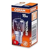 Osram Backofenlampe, E14-Sockel, 15 Watt, Klar