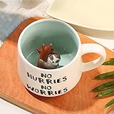 3D Faultier Tasse aus Keramik, Einzigartige Handgefertigte Faultier...