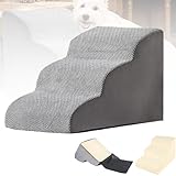 Hundetreppe für kleine Hunde, Hundetreppe für das Bett, 3 Stufen rutschfeste tragbare...