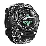 100m Unterwasser Taucheruhr für Herren Jungen mit Funktionen von Stoppuhr,...