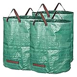 GardenMate 3X 272l Gartensack Laubsack Gartenabfallsack stabil - Gartensäcke für...