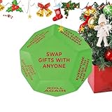 Austausch-Würfel für Weihnachtsgeschenke | Gruppenaustauschspiel für Weihnachtsfeiern,...