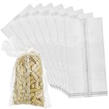 Prmape 100 Stück PVA Beutel Angeln, PVA Bags Karpfenangeln, Wasserlösliche Tüten,...
