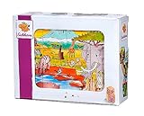 Eichhorn 100005480 - Bilderwürfel, 6 Motive mit 12 Bausteinen, 13-TLG. 16x12cm, FSC 100%...