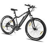 HILAND E-Bike 26 Zoll Fat Tire E-MTB Elektrofahrrad Aluminium E-Mountainbike Shimano 21...