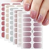 6 Blatt 84 Stk Nagelfolien Selbstklebend Glitzer Nagel Sticker Nagelaufkleber Nagelsticker...