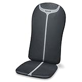 Beurer MG 205 Shiatsu Massage Sitzauflage, Rückenmassage, Licht- und Wärmefunktion, 4...