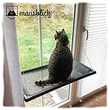 riijk Fenster Katzenhängematte für Katzen bis 23 kg, extra Stabiler Fensterliegeplatz...