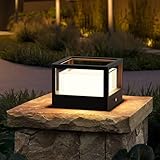 FREEUP LED Sockelleuchte außen Wegeleuchten, IP65 Pollerleuchte außen Gartenleuchte aus...