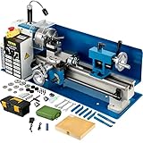 VEVOR Mini Drehmaschine 550 W, Metall Mini Drehmaschine Max. 2500 U/Min,...