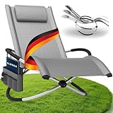 ELONEO Schaukelliege Outdoor mit Tasche, Relaxliege bis 180 kg Belastbarkeit,...