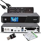 VU+ UNO 4K SE - UHD HDR 1x DVB-S2 FBC Sat Twin Tuner E2 Linux Receiver, YouTube,...