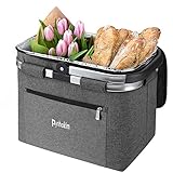 Pynhoklm® Einkaufskorb Faltbar 30L Faltkorb mit Kühlfunktion Klappkorb mit...