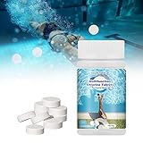 Langsamlöslich chlortabletten für Schwimmbäder,Pool Cleaning Tablet,Multifunktions Pool...