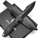 ODENWOLF W1 Outdoor Messer feststehende Klinge - Inkl. Scheide - Ideales Jagdmesser aus...