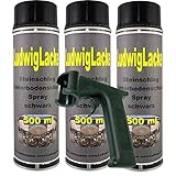 Steinschlagschutz UBS schwarz 3 x 500 ml Spray Plus Haltegriff