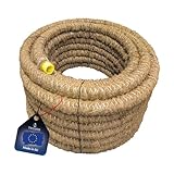 tecuro Drainagerohr 3 Meter - DN50, flexibel, gewellt und geschlitzt, mit...