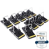 Hinrichs Mausefallen 10 Stück - Wiederverwendbare Mausefalle - Schwarze...