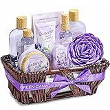 Green Canyon Spa Lavendel Wellness Set für Frauen, 10 tlg. Spa Geschenkorb,...