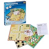Idena 6102589 - Spielesammlung mit 150 Spielmöglichkeiten, inklusive original Mensch...